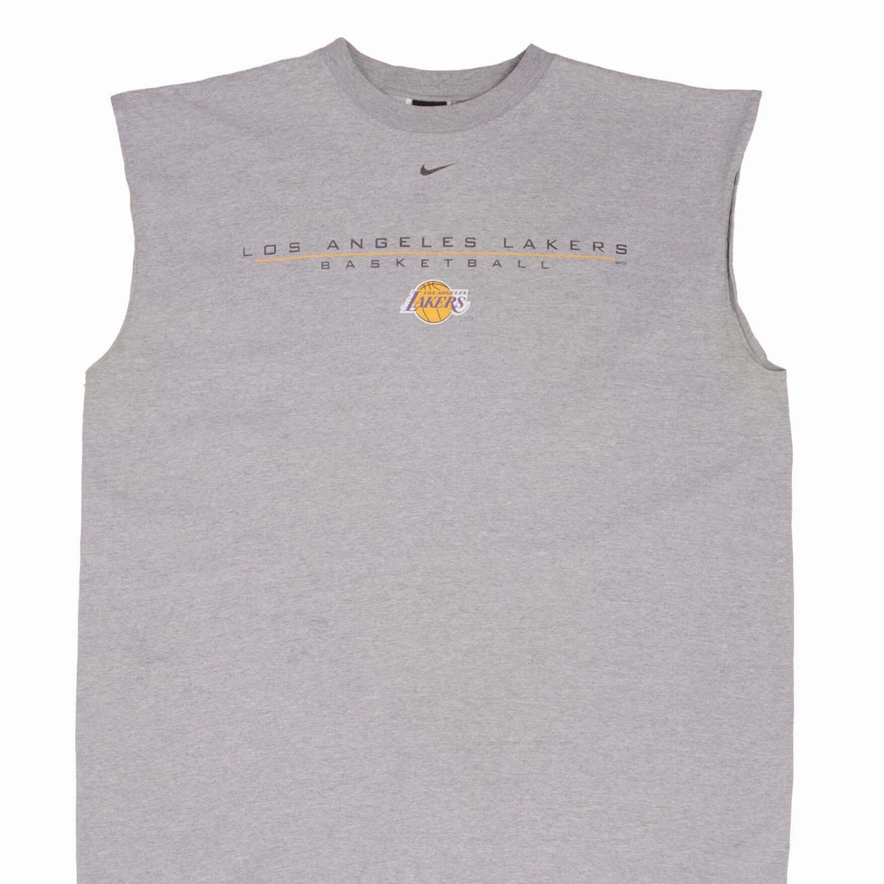 Fit Flex LayeredHemDetails VINTAGE NIKE NBA LOS ANGELES LAKERS 1990S TANK TOP TEE SHIRT SIZE XL