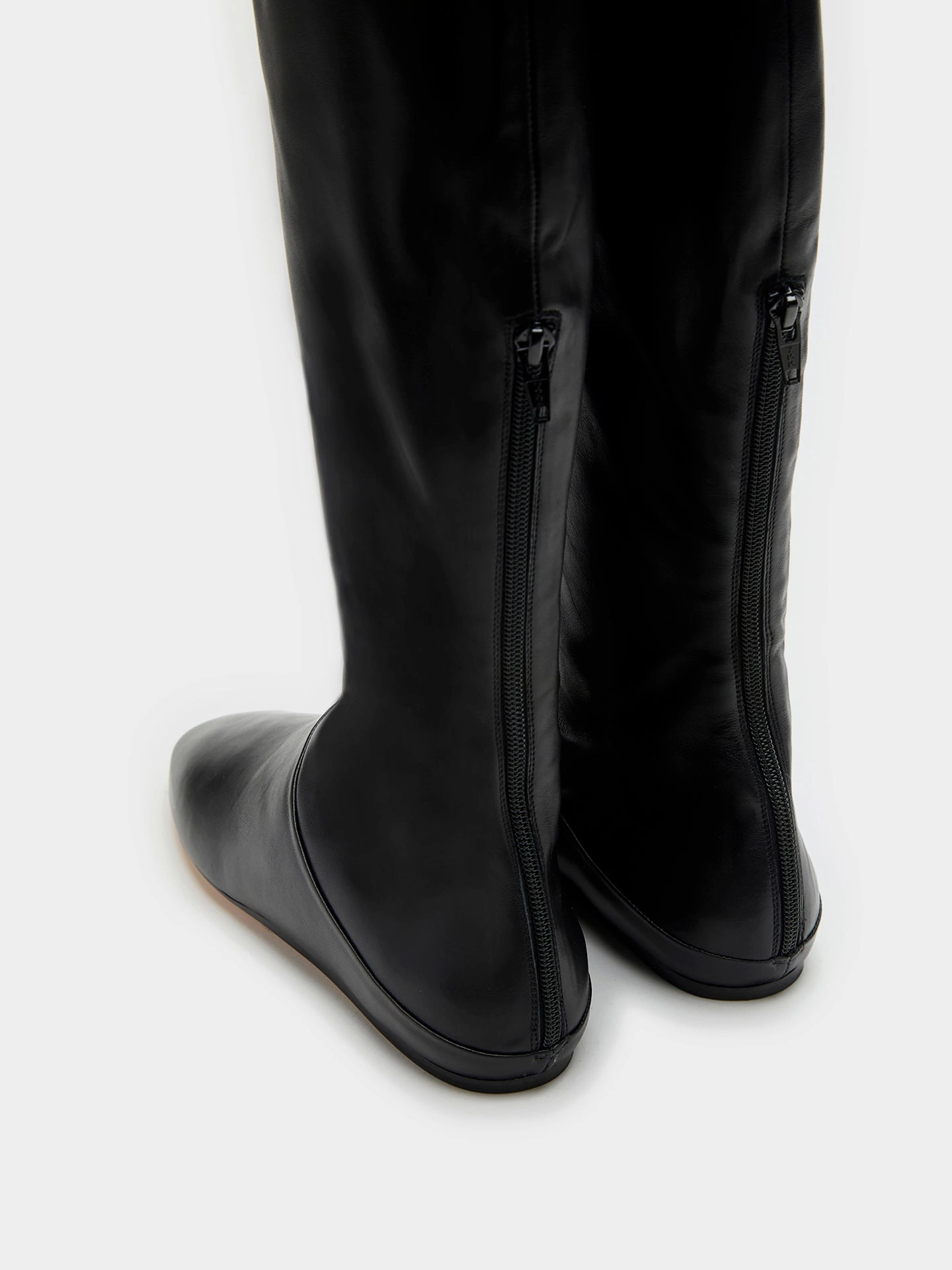 Kid Fun Practical Use Luna Tall Boot / Black Leather