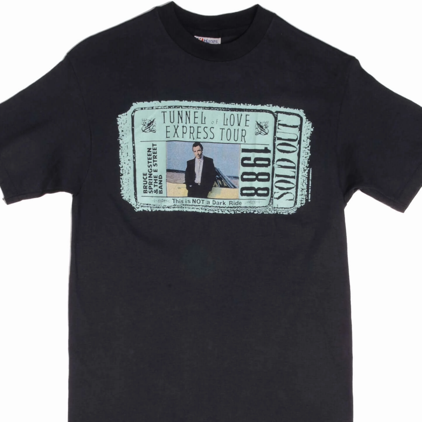 Street Smart Look Edgy VINTAGE BRUCE SPRINGSTEEN EXPRESS TOUR 1988 TEE SHIRT SMALL MADE USA