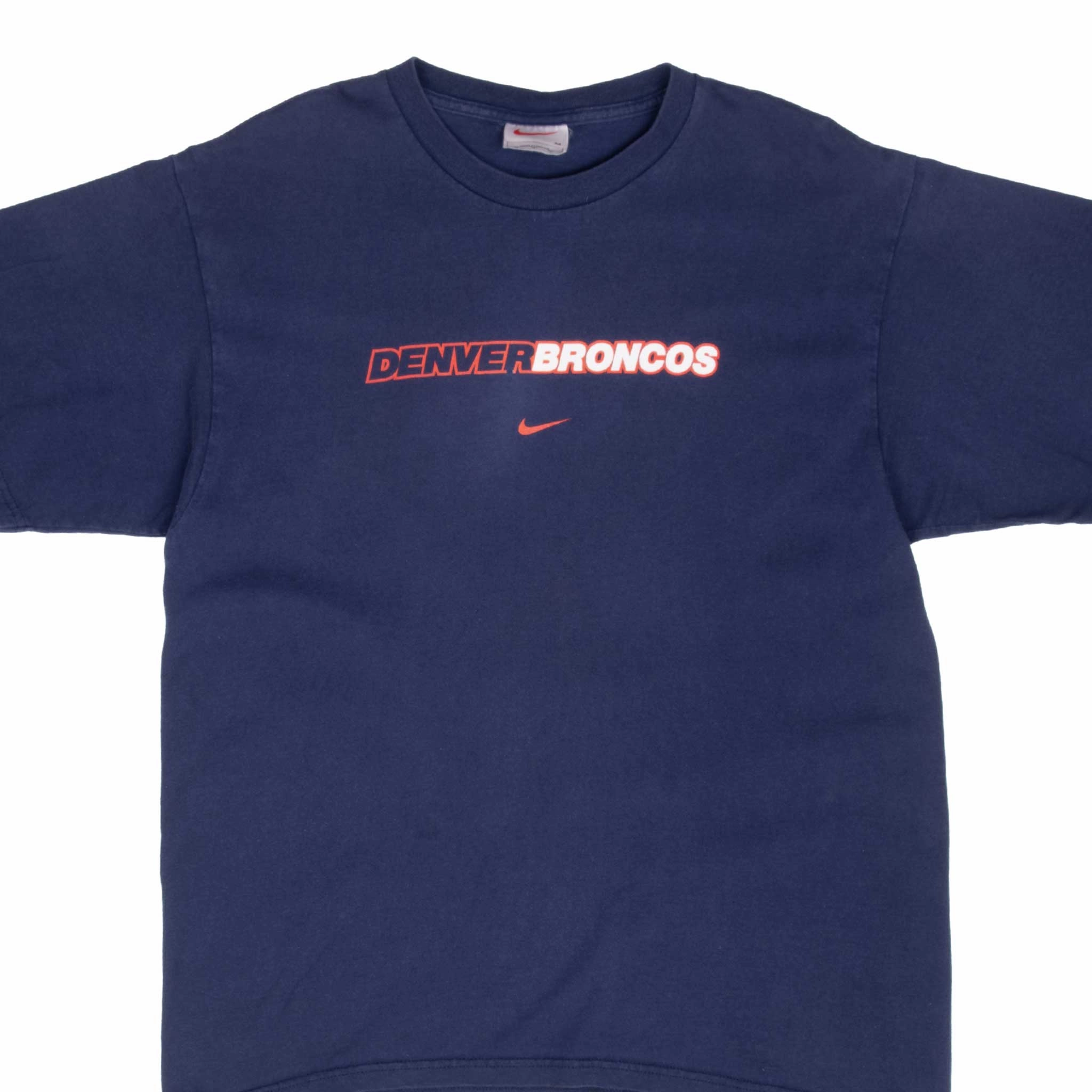 VINTAGE NIKE NFL DENVER BRONCOS TEE SHIRT 1990S MEDIUM Simple Look