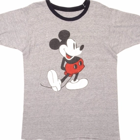 Subtle Embroidery Multi Purpose Wear VINTAGE DISNEY MICKEY MOUSE TEE SHIRT SIZE MEDIUM