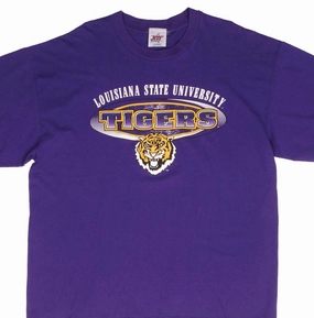 Comfy Stretch Travel Essential VINTAGE LSU LOUISIANA STATE TIGERS 1990S TEE SHIRT SIZE XL