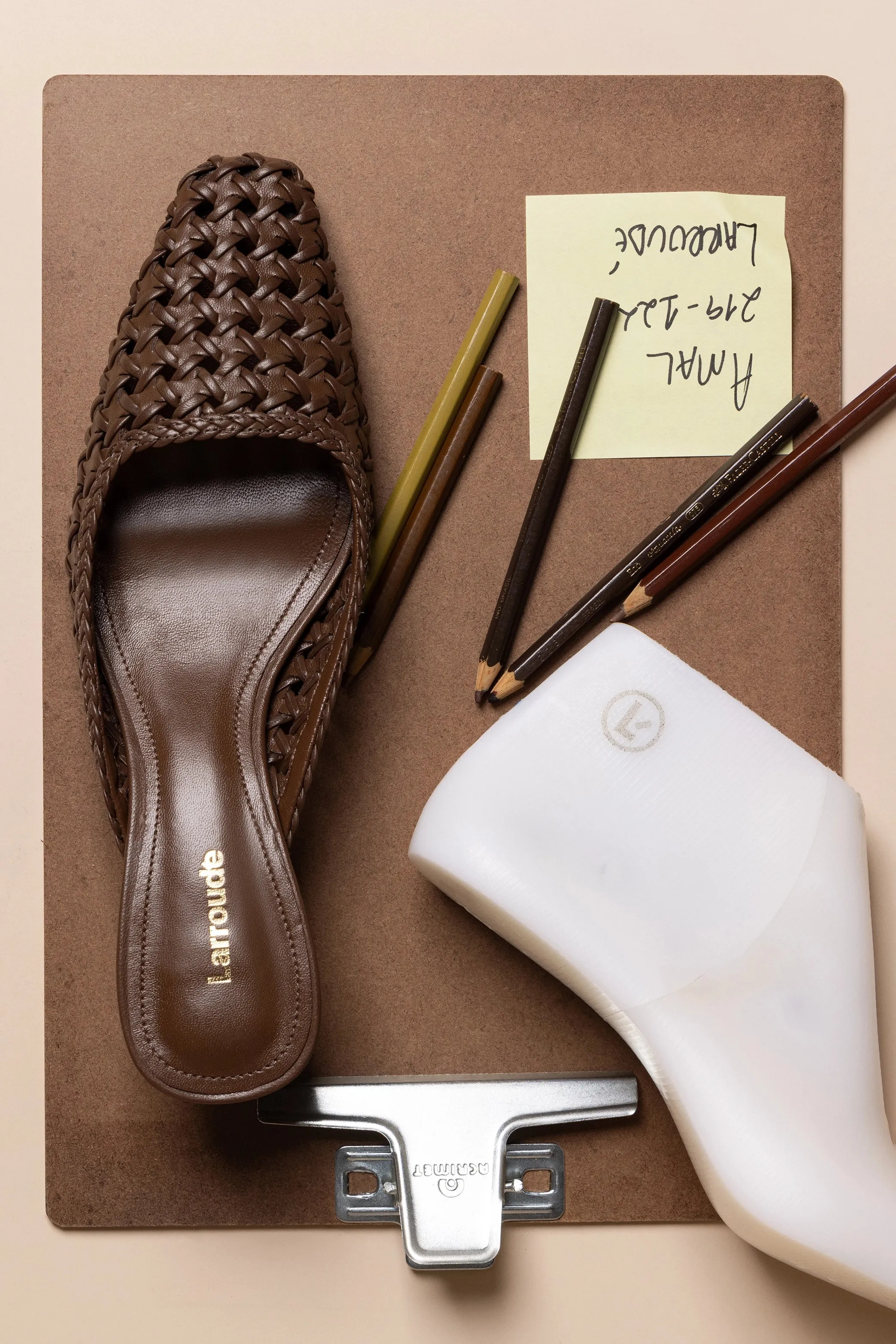 All Age Friendly Total Fit Amal Macrame Mule In Burnt Umber Leather