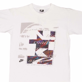 VINTAGE NIKE THE ROADS ARE ALWAYS OPEN TEE SHIRT 1990S SIZE MEDIUM MADE IN USA NonIrritating Fabric