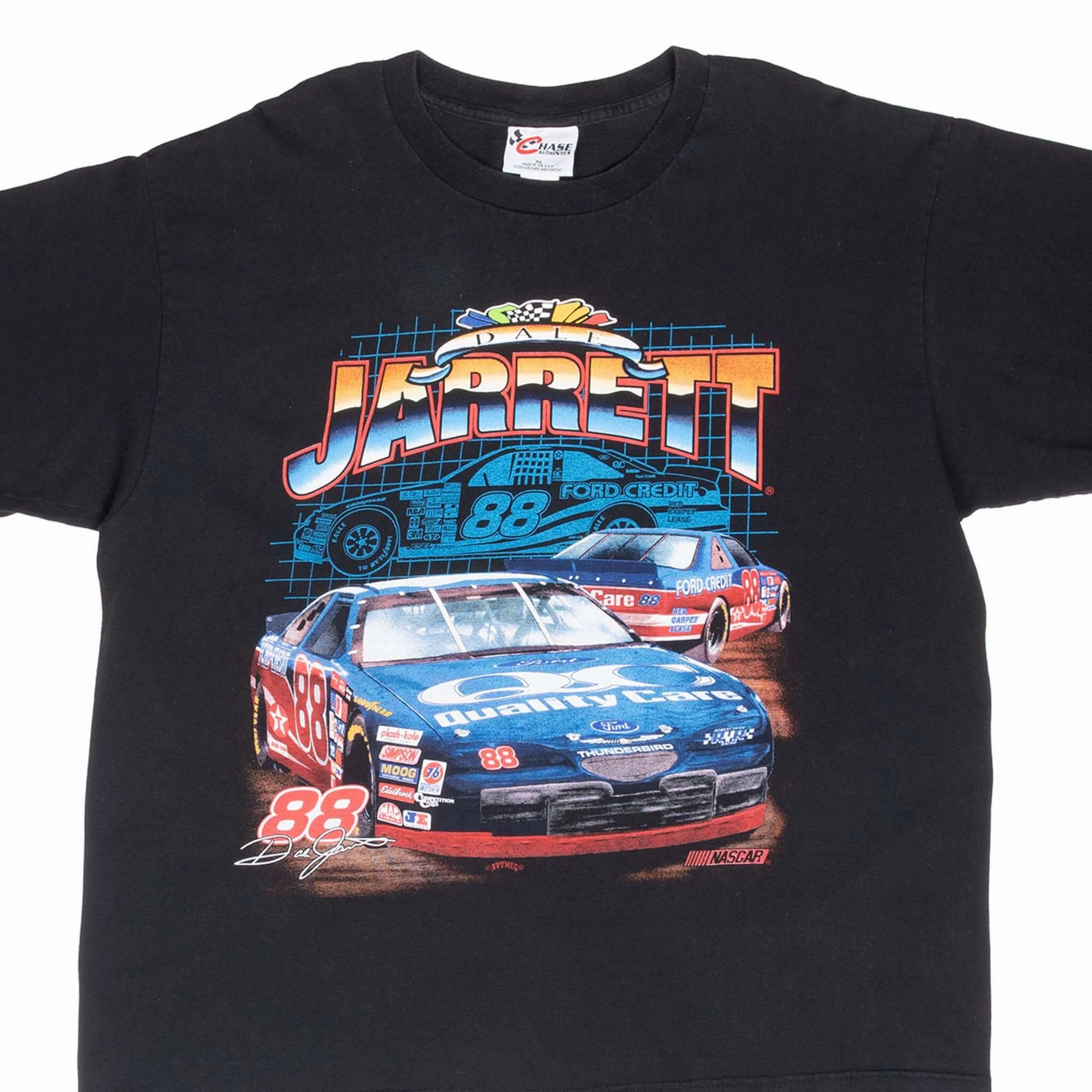 VINTAGE NASCAR DALE JARRET 1990S TEE SHIRT XL MADE IN USA Quality Fabric