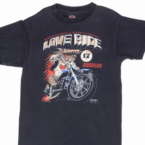 VINTAGE HARLEY DAVIDSON LOVE RIDE 2000 TEE SHIRT MEDIUM MADE IN USA Simple Chic