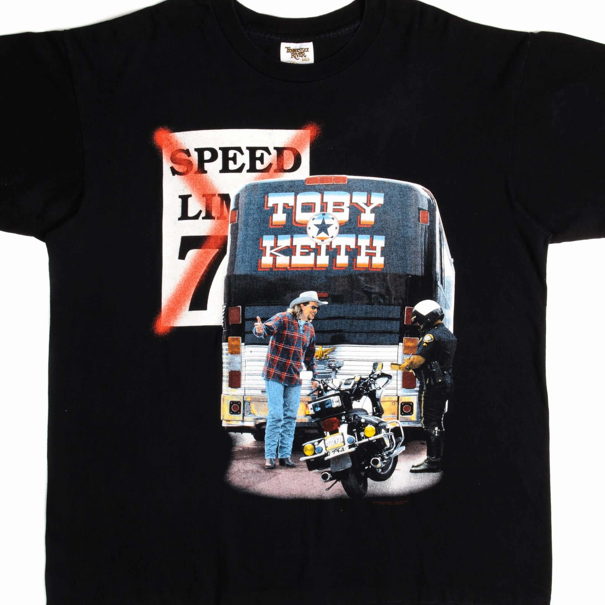 VINTAGE TOBY KEITH ON TOUR TEE SHIRT 1996 SIZE XL MADE IN USA Comfy Style