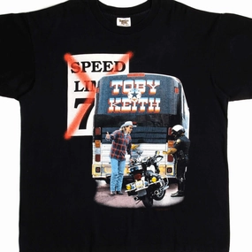 VINTAGE TOBY KEITH ON TOUR TEE SHIRT 1996 SIZE XL MADE IN USA Comfy Style