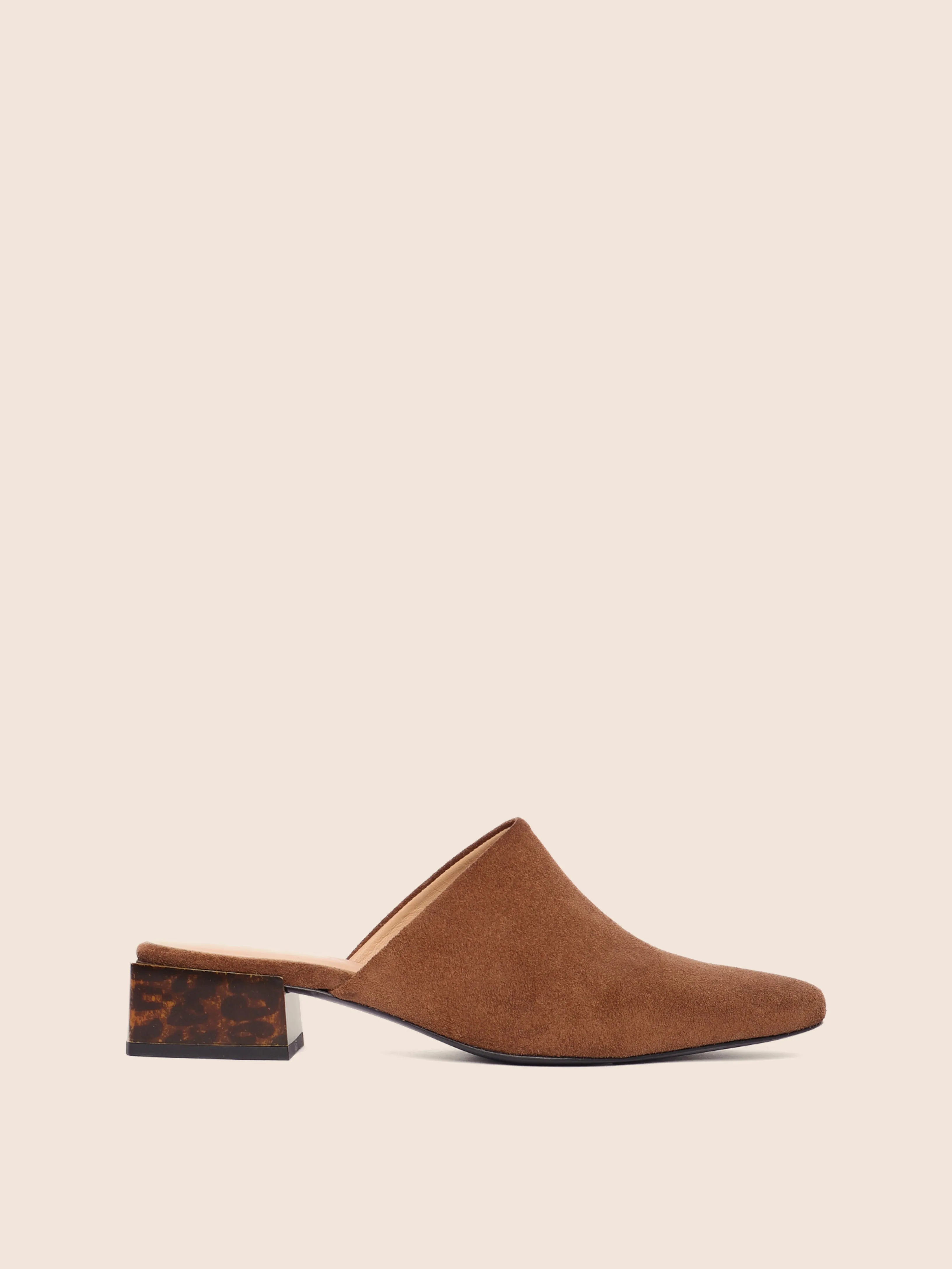 Classy Pair Navio Tan Suede Mule