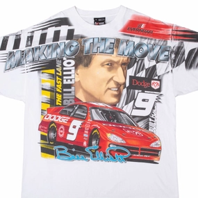 Trendy Basics VINTAGE NASCAR BILL ELLIOTT 2001 ALL OVER PRINT TEE SHIRT XL