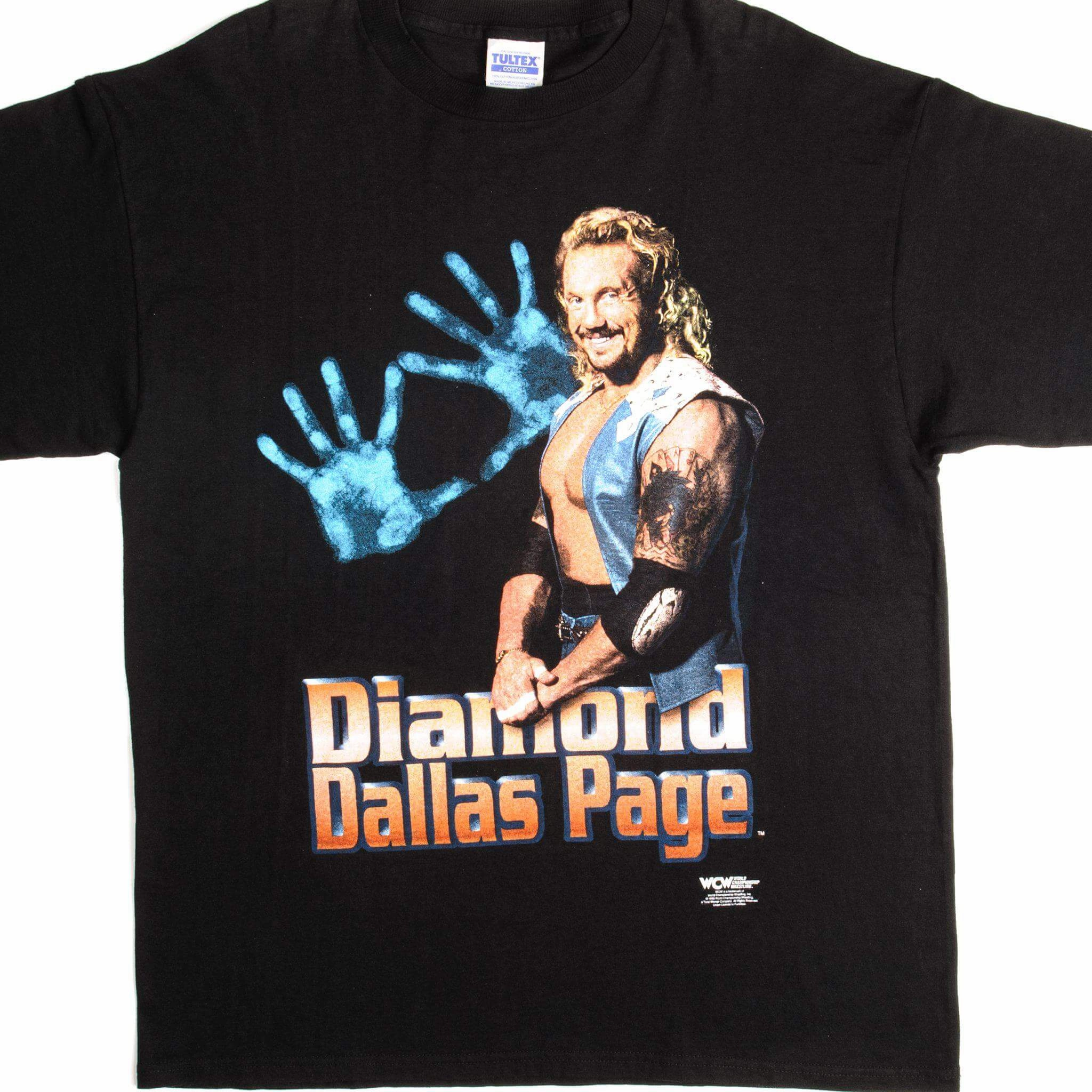 VINTAGE WRESTLING WCW DIAMOND DALLAS PAGE TEE SHIRT 1998 SIZE XL No Fade Technology