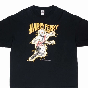 Cross Grain Knit Layered Sleeve Construction VINTAGE HARRY PERRY ????M?? KOSMIC KRUSADER 2000S TEE SHIRT 2XL