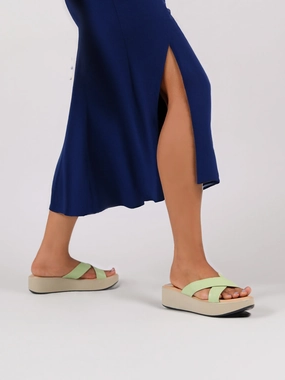 Noel Green Wedge Heel Odor Resistant Linings Quick Dry Shoes