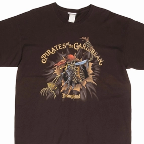Light and Breezy VINTAGE PIRATES OF THE CARIBBEAN DISNEY TEE SHIRT 2000S SIZE XL