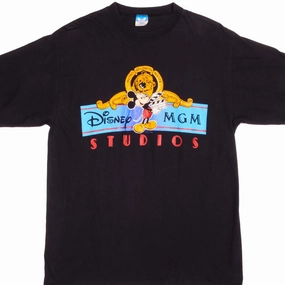 ZeroWaste Production Stylish Look VINTAGE DISNEY MGM STUDIOS TEE SHIRT 1987 SIZE LARGE MADE IN USA