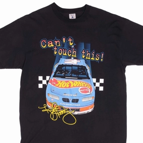 VINTAGE NASCAR HOTWHEELS KYLE PETTY 1990S TEE SHIRT SIZE XL No Shrink Fabric Laser Cut Edges