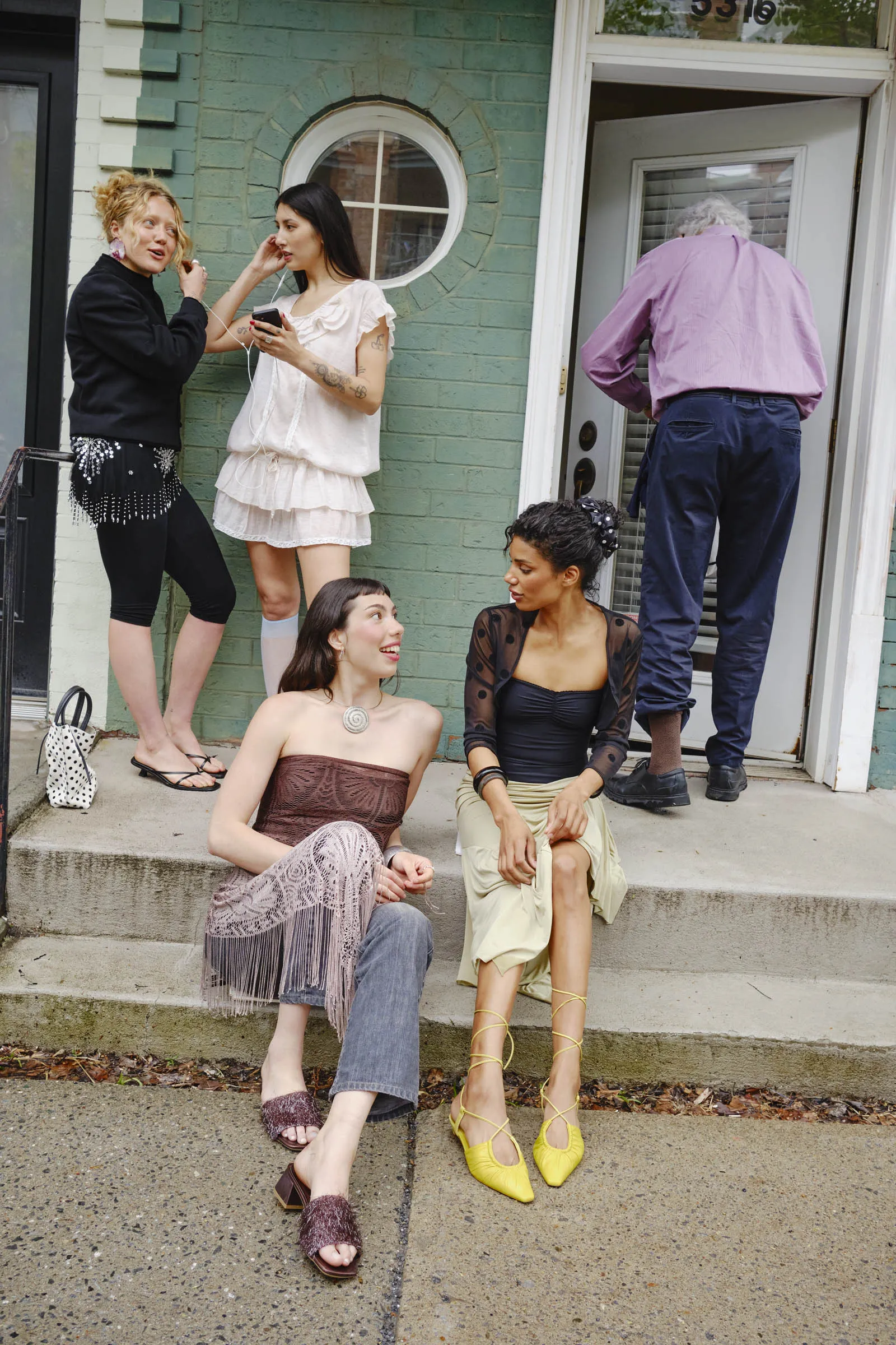 Casual Wear Basic Street Fashion Rafael Acid Green Pump