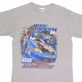 Distressed Hem Finish Breathable Comfort VINTAGE NASCAR JEFF GORDON STAR WARS EPISODE 1 1999 TEE SHIRT SIZE LARGE