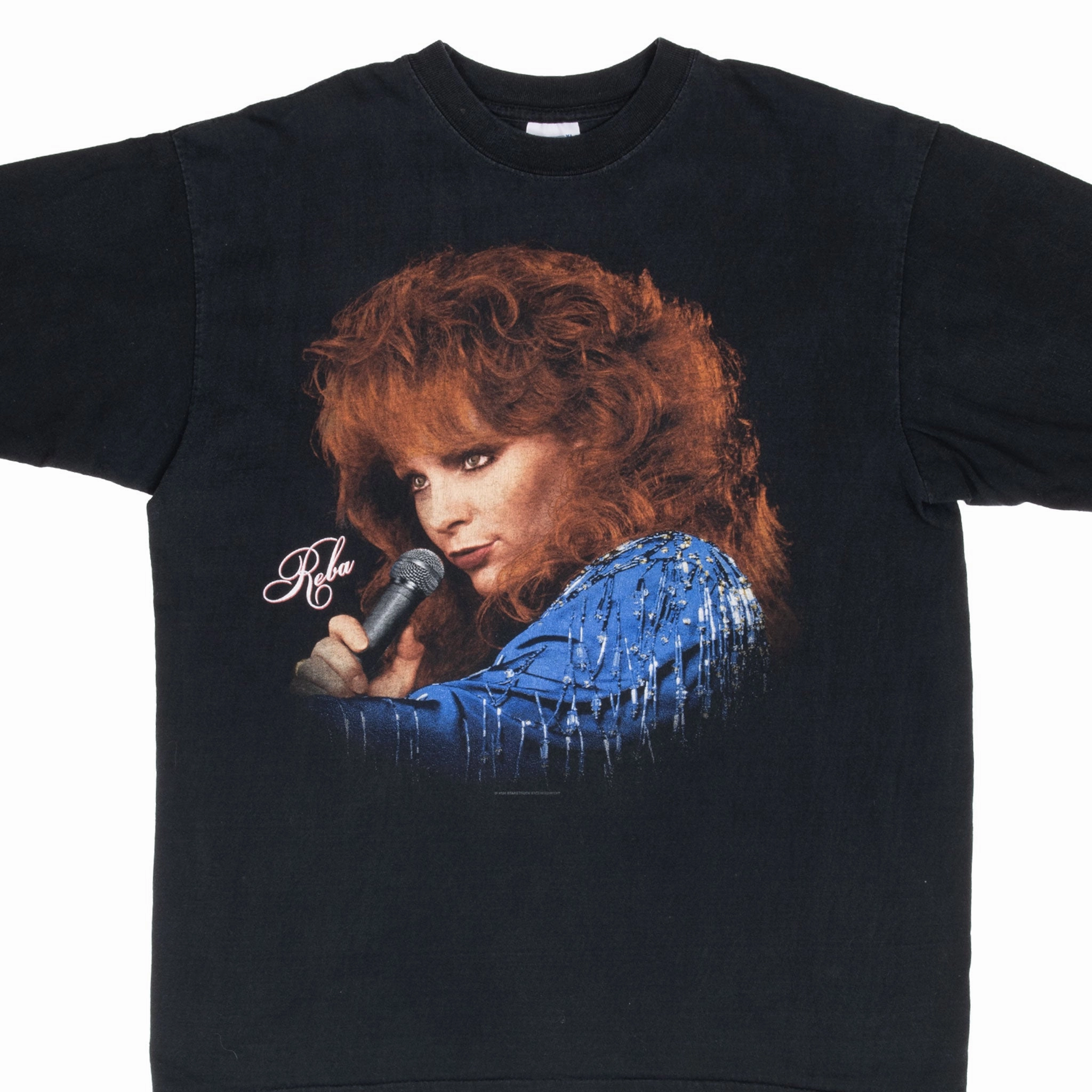 sporty wear VINTAGE REBA MCENTIRE 20 YEAR ANNIVERSARY TEE SHIRT 1996 LARGE