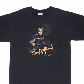 VINTAGE NEIL DIAMOND IN LIVE CONCERT 2001 TEE SHIRT XL Light Style Trend Active Trend