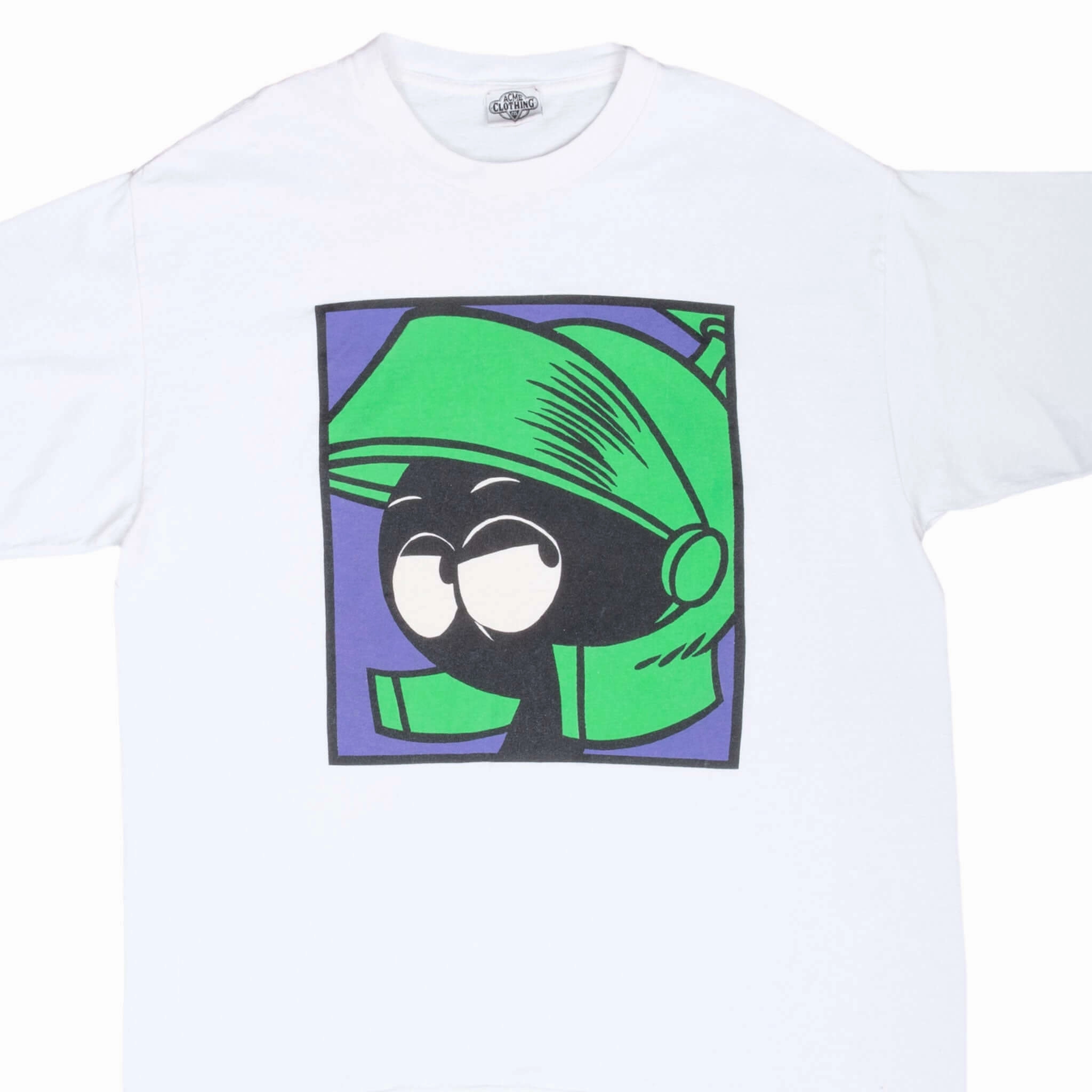 VINTAGE LOONEY TUNES MARVIN THE MARTIAN TEE SHIRT 1991 LARGE MADE IN USA Low Impact Dye