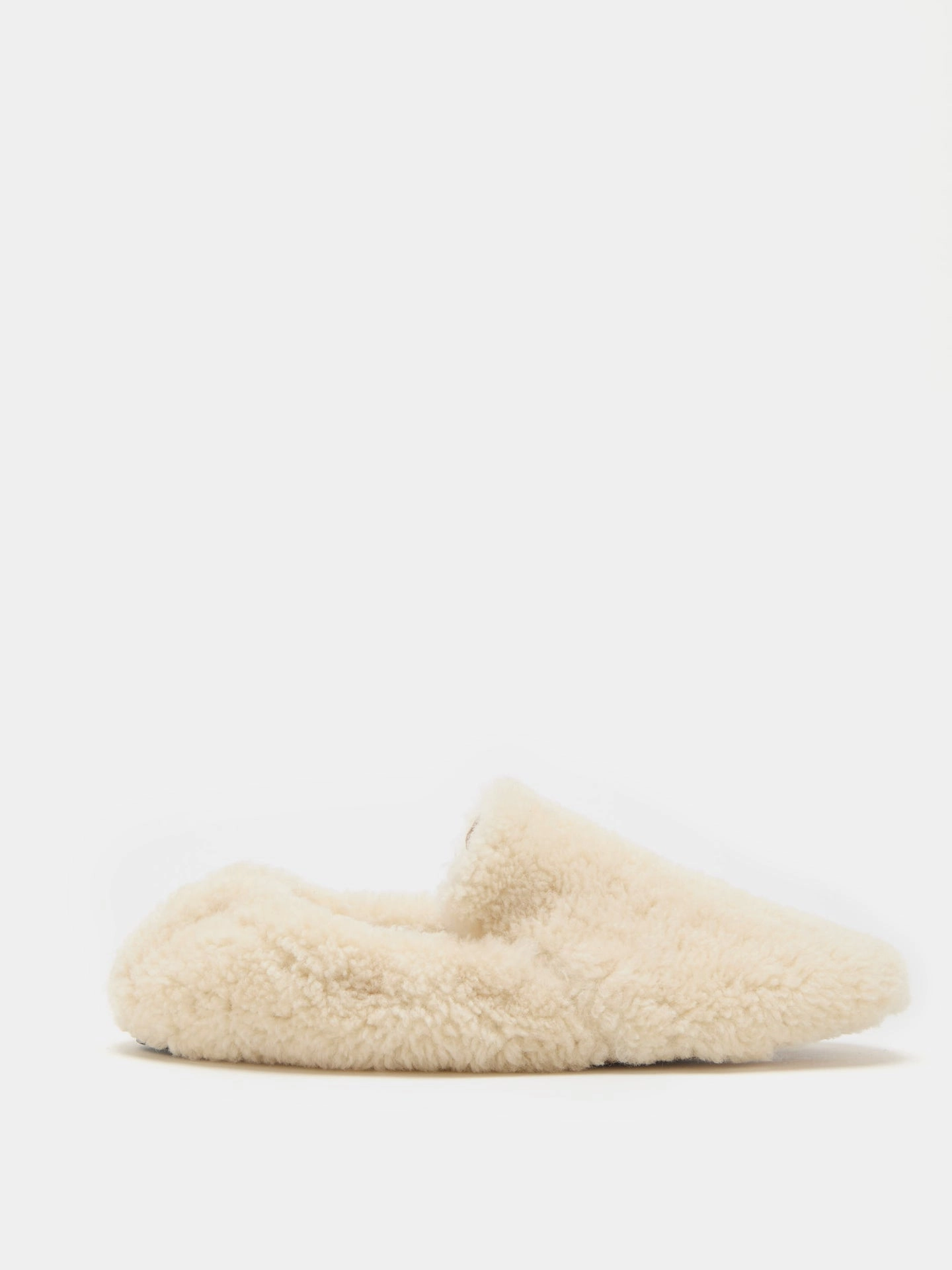 Orlando Moccasin / Cream Shearling Top Edge Orthotic Friendly Design