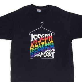 Sleek Design Fit VINTAGE JOSEPH AND THE AMAZING TECHNICOLOR DREAMCOAT TEE SHIRT 1991 SIZE XL
