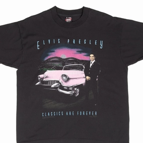 Ultra Soft Finish Fashion-Ready VINTAGE ELVIS PRESLEY CLASSICS ARE FOREVER 1992 TEE SHIRT XL MADE IN USA