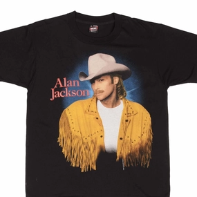 Anti Odor Treatment VINTAGE ALAN JACKSON TEE SHIRT 1993 SIZE LARGE MADE IN USA