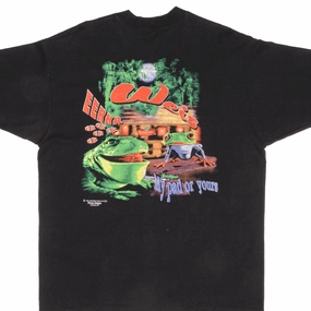 Versatile Top VINTAGE BUDWEISER FROG TEE SHIRT 1995 SIZE XL MADE IN USA