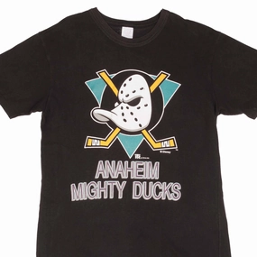 Breathable Fit Design Effortless Fashion VINTAGE NHL ANAHEIM MIGHTY DUCKS DISNEY TEE SHIRT 1993 SIZE MEDIUM MADE IN USA