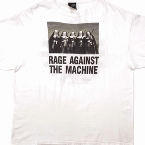 Bold Style Travel Trend Look VINTAGE RAGE AGAINST THE MACHINE TEE SHIRT 1997 SIZE LARGE
