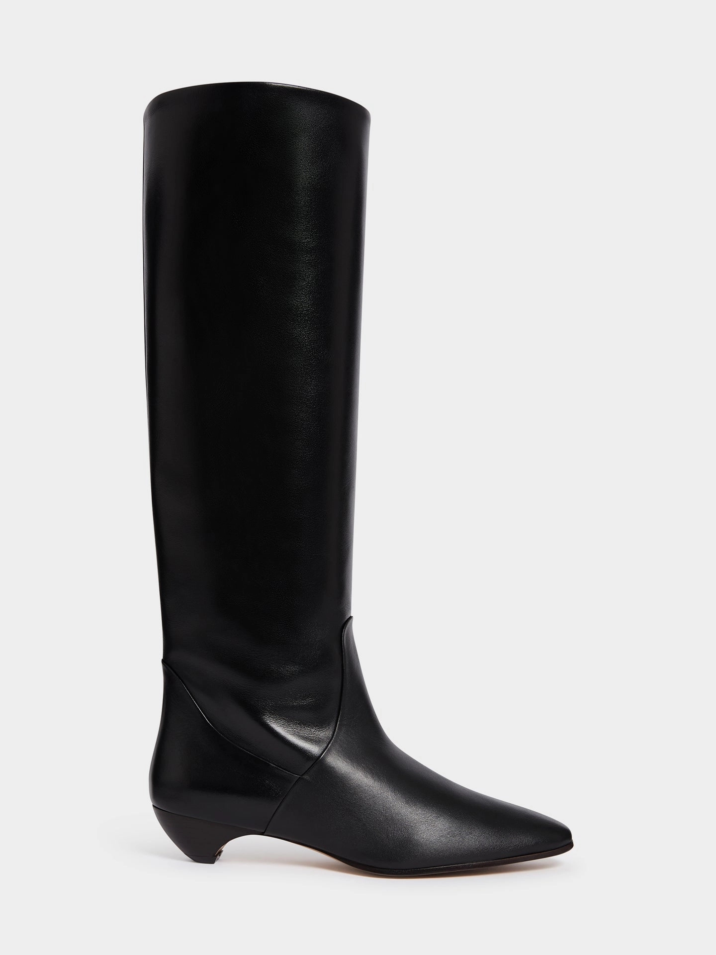 Allegra Riding Boot / Black Leather Breathable River Crossing Durable Material