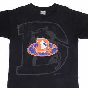 VINTAGE NFL DENVER BRONCOS TEE SHIRT 1990S SIZE LARGE MADE IN USA weekday wear Everyday apparel