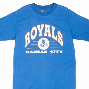 Perfect for Workouts Seasonal Comfort VINTAGE MLB KANSAS CITY ROYALS 1980S TEE SHIRT MEDIUM