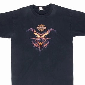 casual top VINTAGE HARLEY DAVIDSON AMES IOWA 2004 TEE SHIRT LARGE MADE IN USA