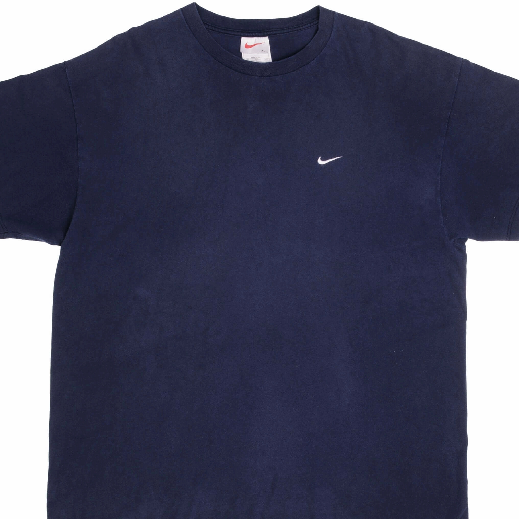 LongLastingColor School spirit VINTAGE NIKE CLASSIC SWOOSH BLUE TEE SHIRT LATE 1990S XL MADE IN USA