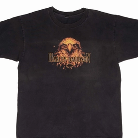 Cool Layer Wear VINTAGE HARLEY DAVIDSON OF JACKSON MISSISSIPPI EAGLE 1990S TEE SHIRT SIZE XL