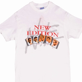 VINTAGE NEW EDITION HEATWAVE TEE SHIRT 1989 SIZE MEDIUM MADE IN USA Premium Comfort Chic Vibe