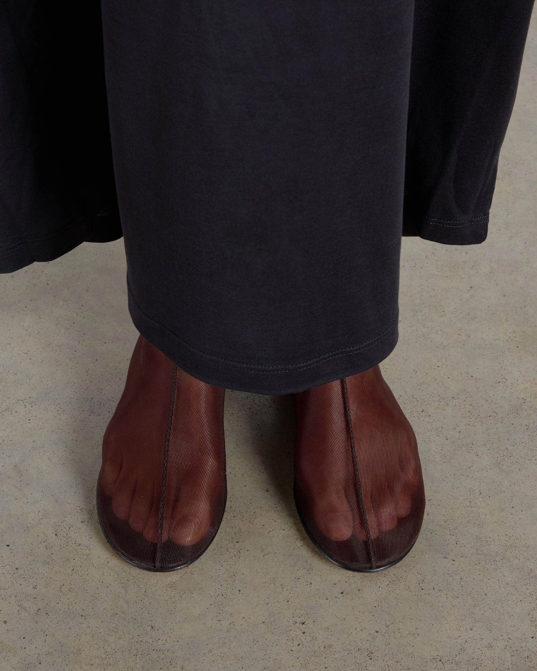 Comfortable Design Balla Bootie, Coffee Mesh