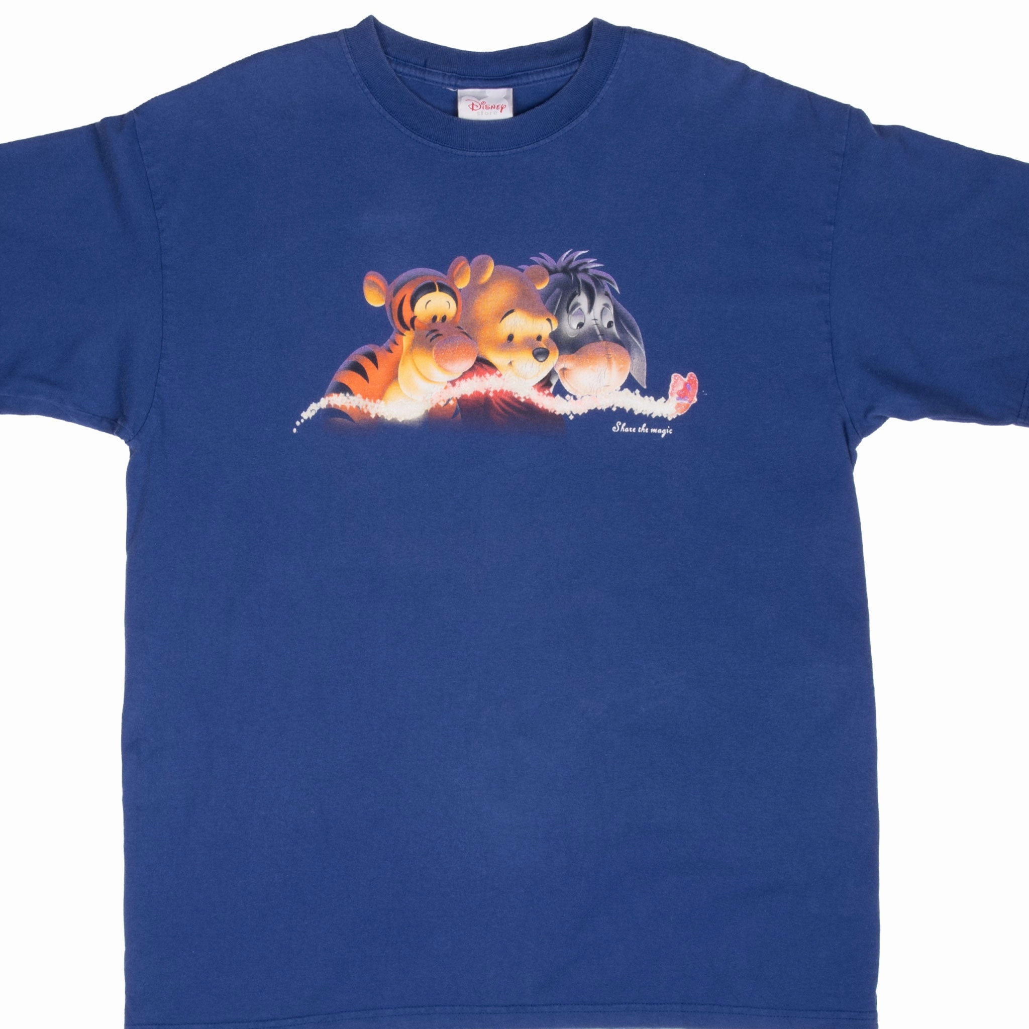 VINTAGE DISNEY WINNIE THE POOH TIGGER EEYORE 1990S TEE SHIRT LARGE Party fun Fashion and Comfort