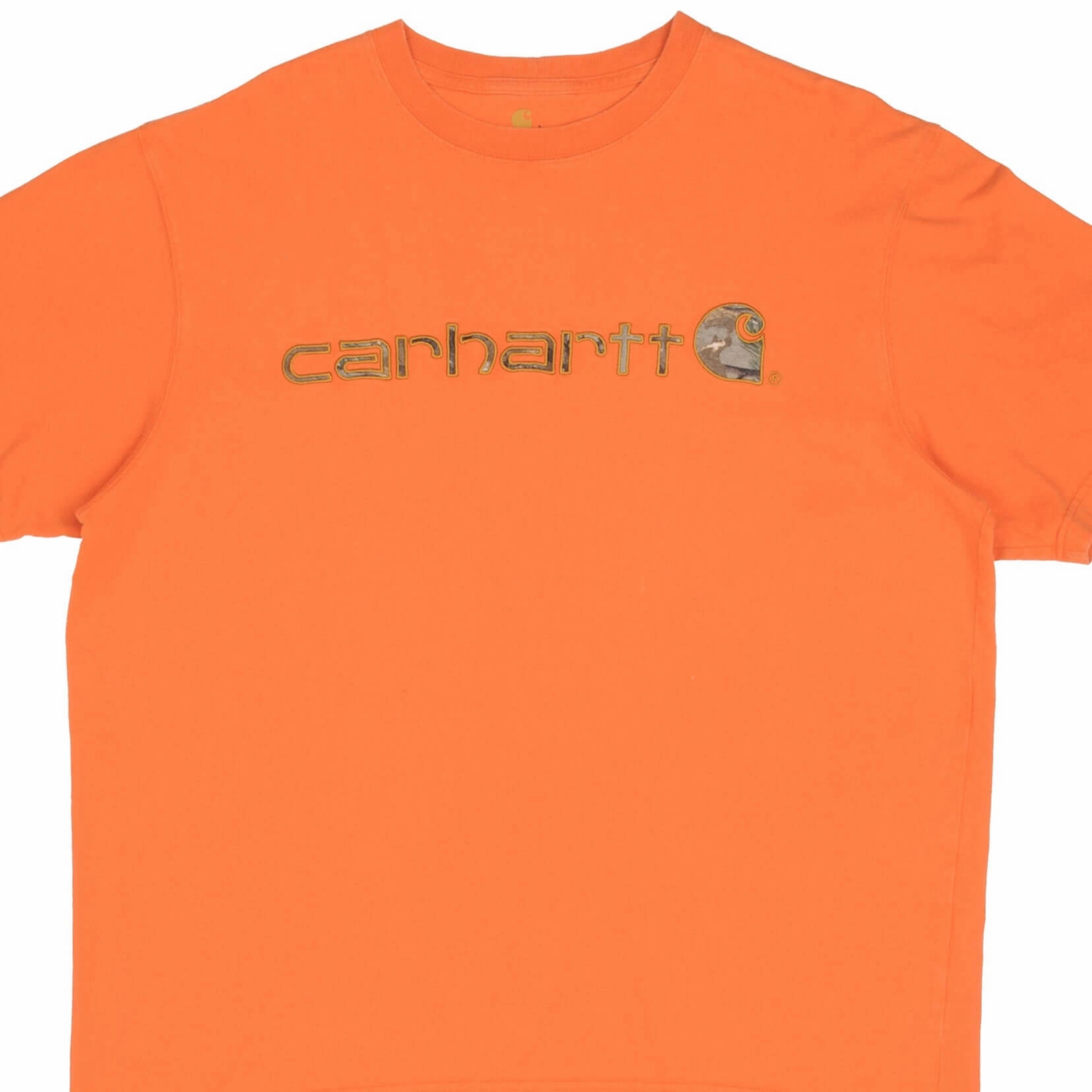 VINTAGE CARHARTT EMBROIDERED CAMO TEE SHIRT 2000S SIZE LARGE Classic Color