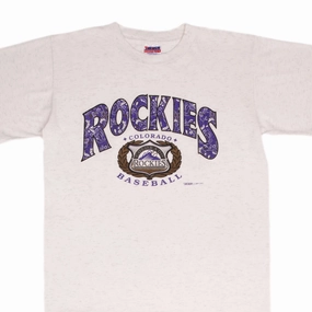 VINTAGE MLB COLORADO ROCKIES 1993 TEE SHIRT SIZE LARGE MADE IN USA Outdoor Smart Smart Wear