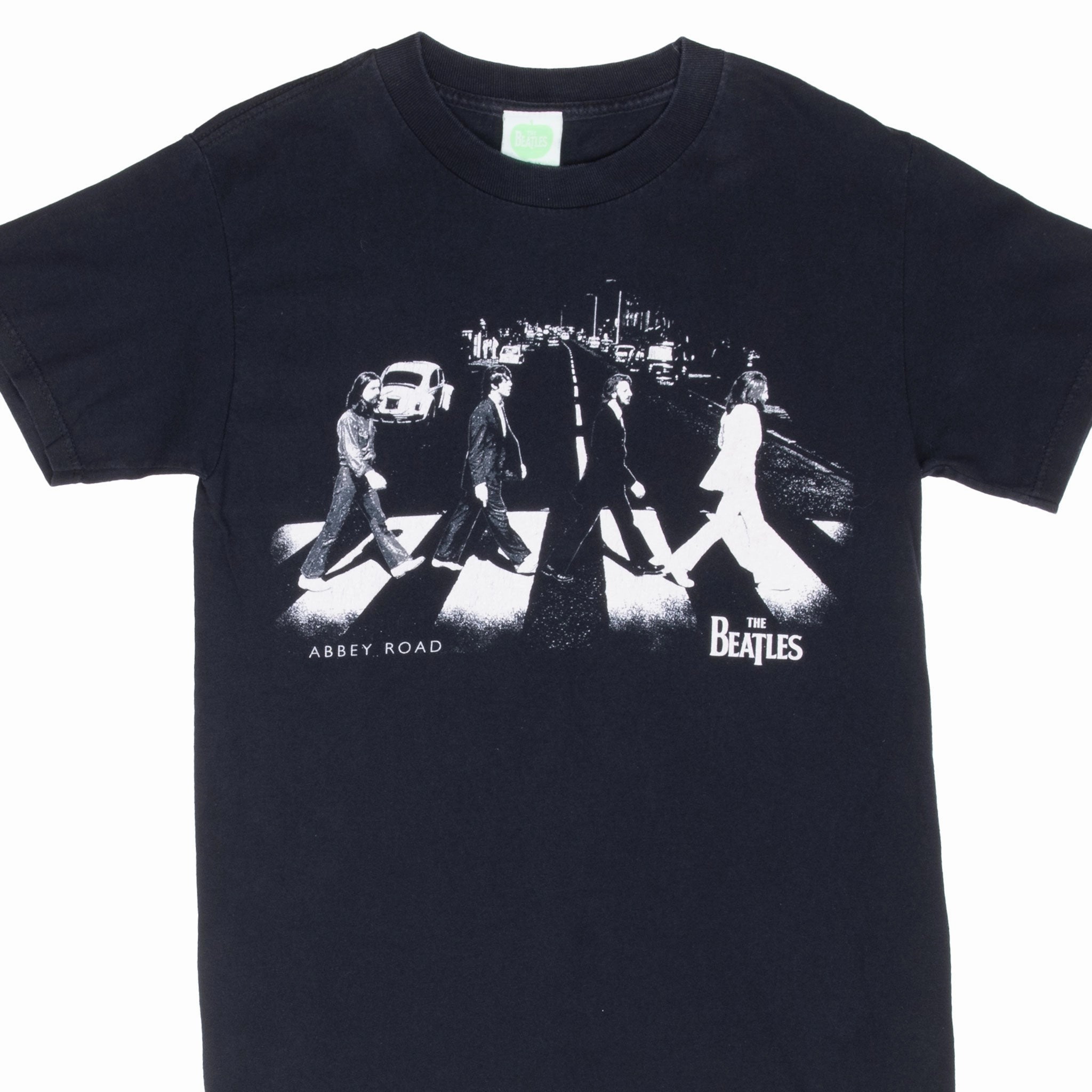 Ribbed collar VINTAGE THE BEATLES ABBEY ROAD TEE SHIRT 2005 SMALL