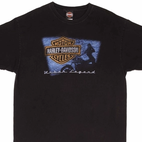 VINTAGE HARLEY DAVIDSON URBAN LEGEND KANSAS CITY TEE SHIRT 2000S SIZE XL Elderly clothing