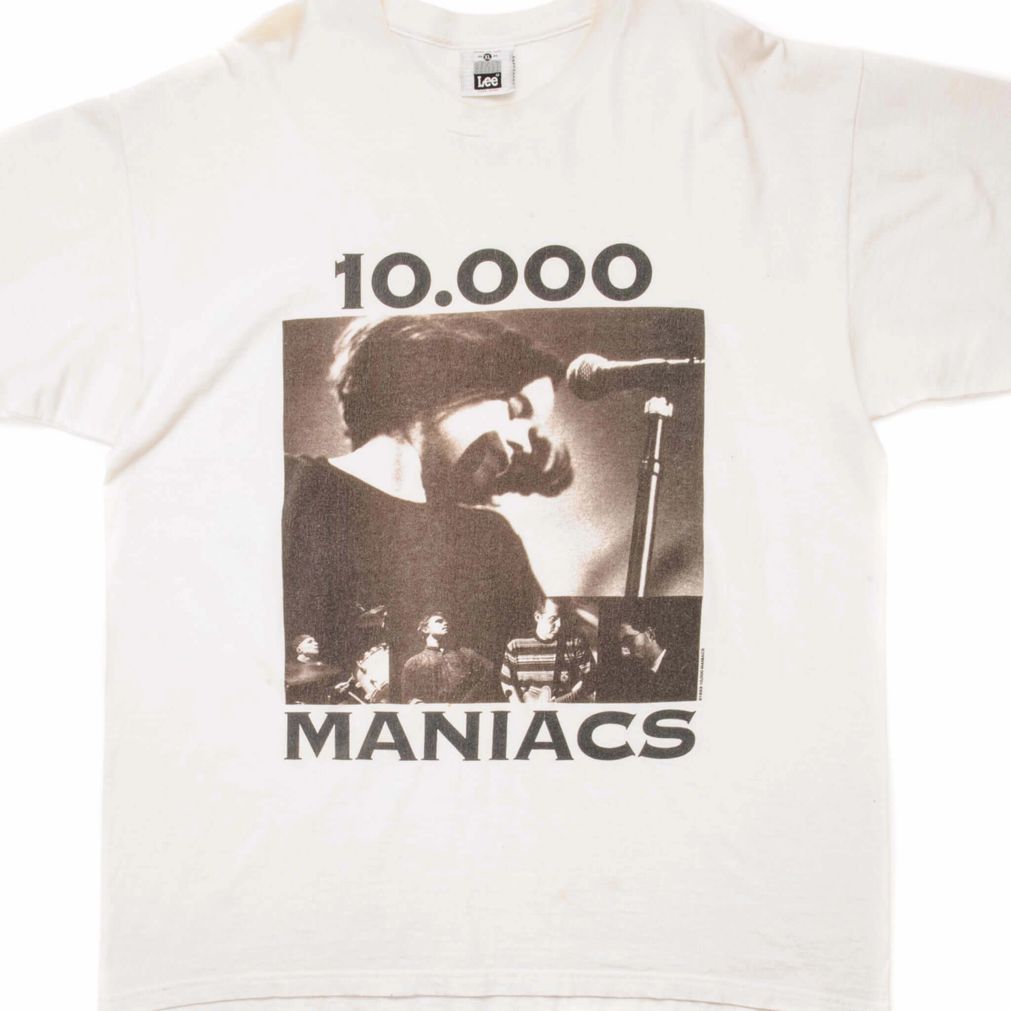 Urban Look VINTAGE 10000 MANIACS TEE SHIRT 1993 SIZE XL MADE IN USA