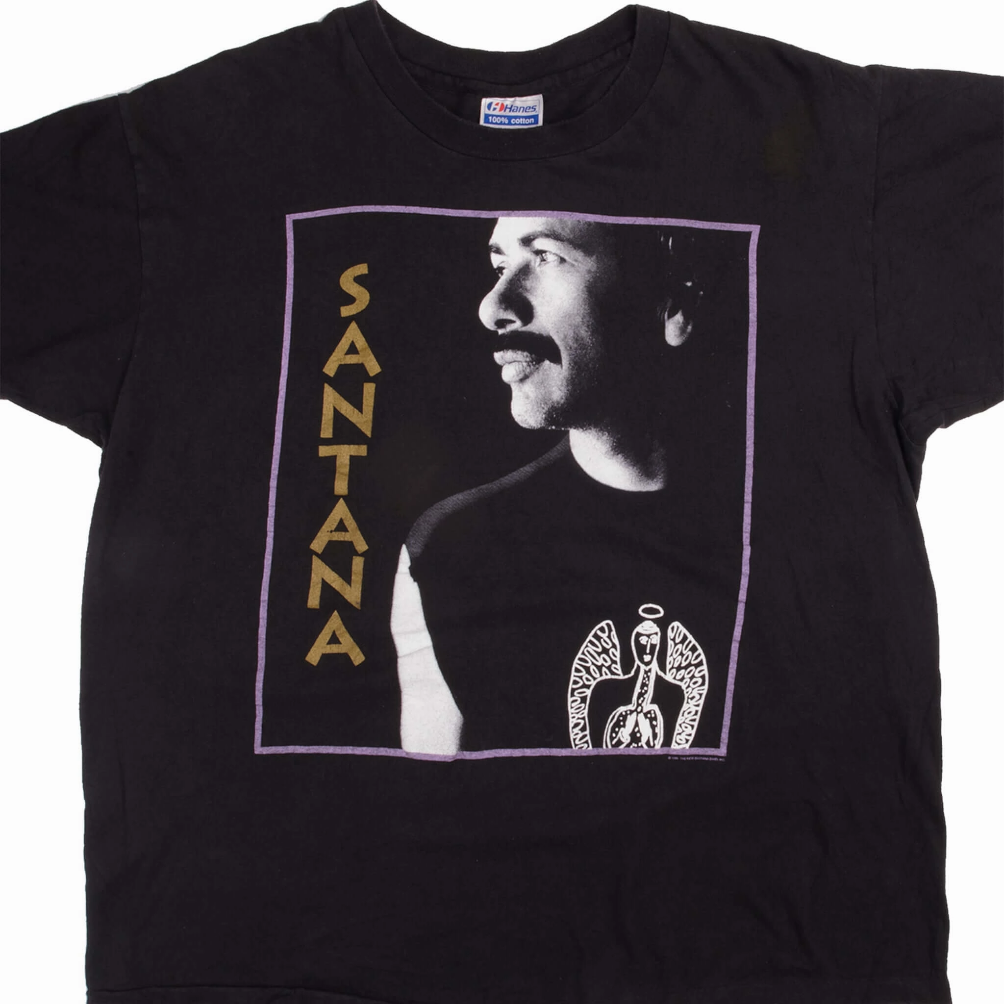 Stylish Casual Practical Comfort VINTAGE SANTANA TOUR 1990 TEE SHIRT SIZE LARGE MADE IN USA