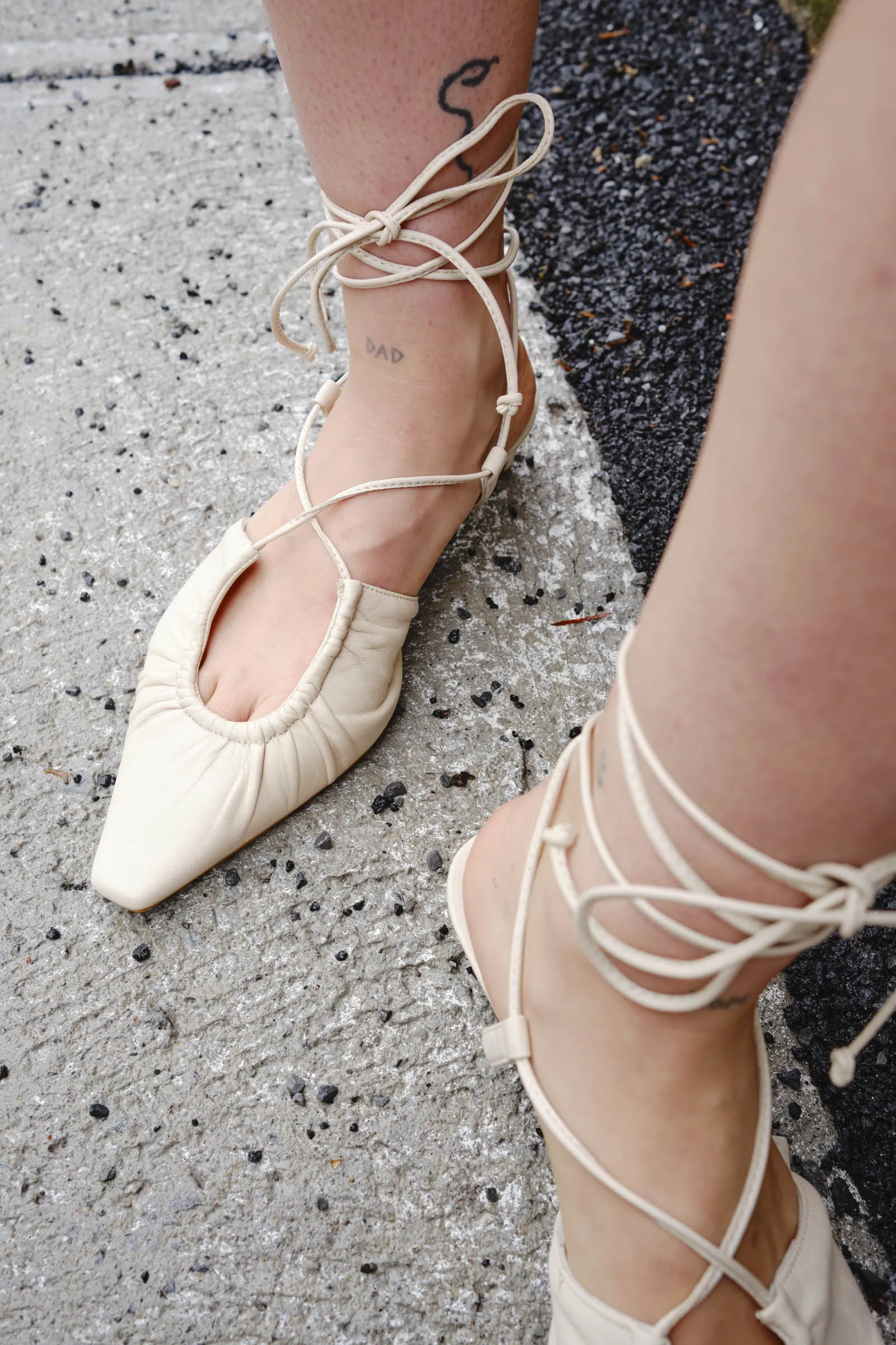 Rafael Cream Pump Comfy Chill Look