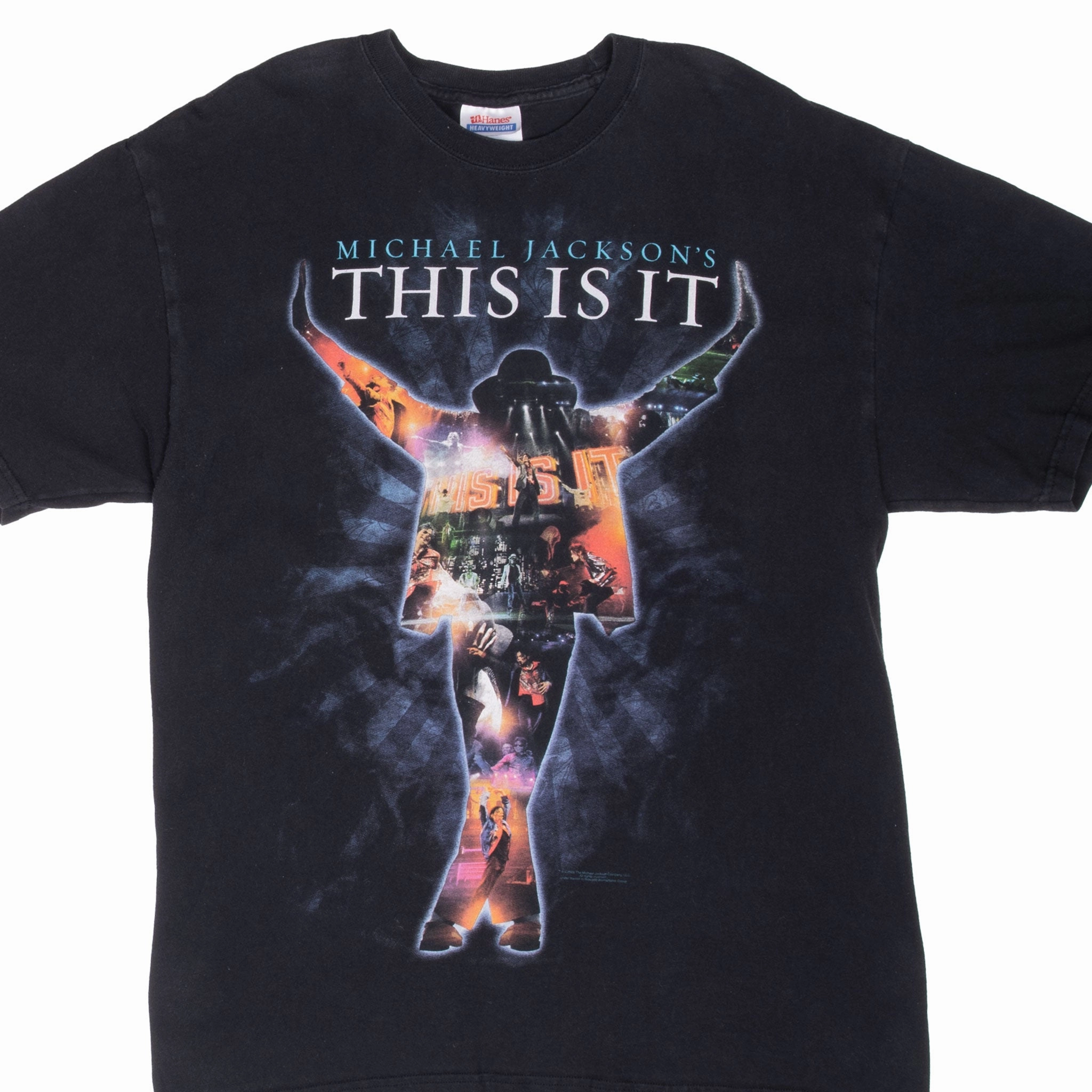 VINTAGE MICHAEL JACKSON THIS IS IT 2009 TEE SHIRT MEDIUM Comfortable Cozy and Soft