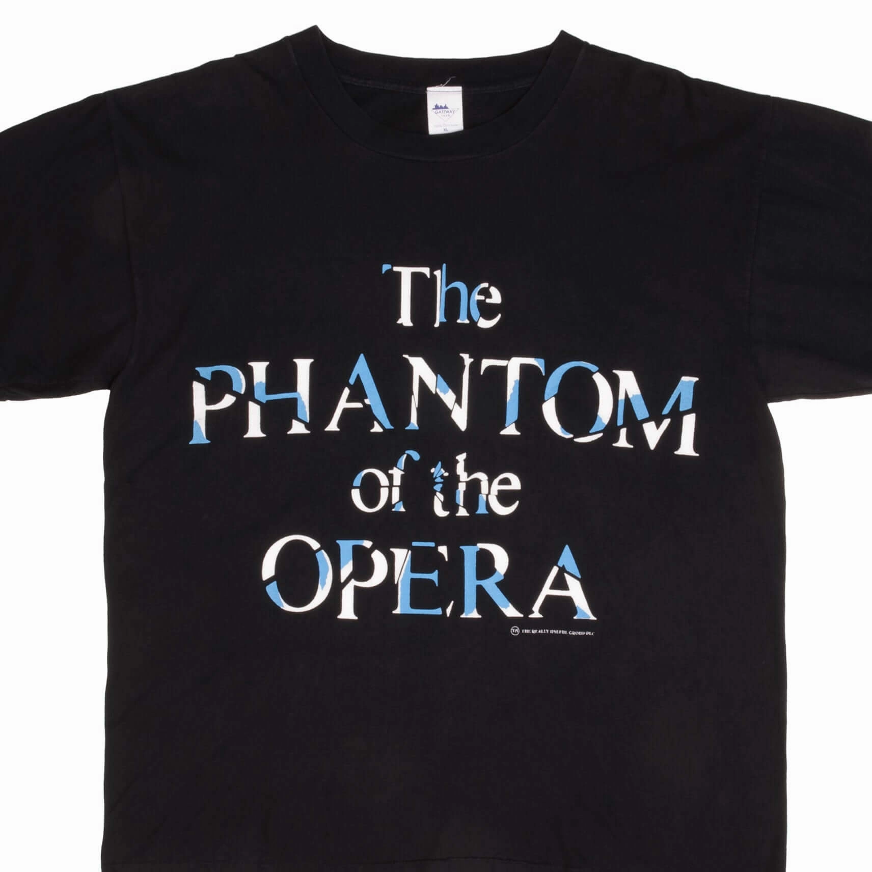 VINTAGE THE PHANTOM OF THE OPERA CHICAGO TEE SHIRT 1980 SIZE XL Bold Look Wool combination